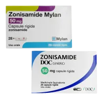 Фото Зонисамид капс. 50 мг Mylan Италия №28