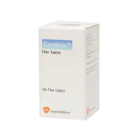 Фото Комбивир 150мг/300мг таблетки №60