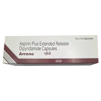 Агренокс аналог Arreno (Ацетилсалиц. к-та - Аспирин плюс Дипиридамол) капсулы №30