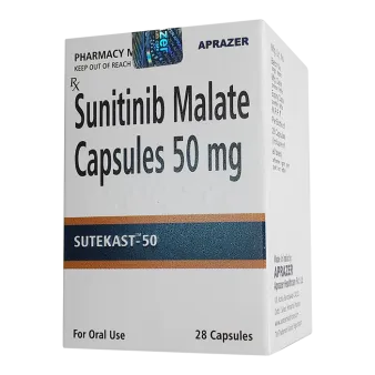 Сунитиниб :: Сутекаст (Sutekast) :: аналог Сутент капсулы 50мг №28